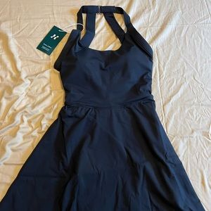 Halara Cutout Twisted Side Pocket 2-in-1 Ballet Dress Size XS NWT Black